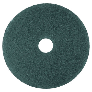 3M 08410 Cleaner Floor Pad 5300, 17-Inch Diameter, Blue, 5/Carton